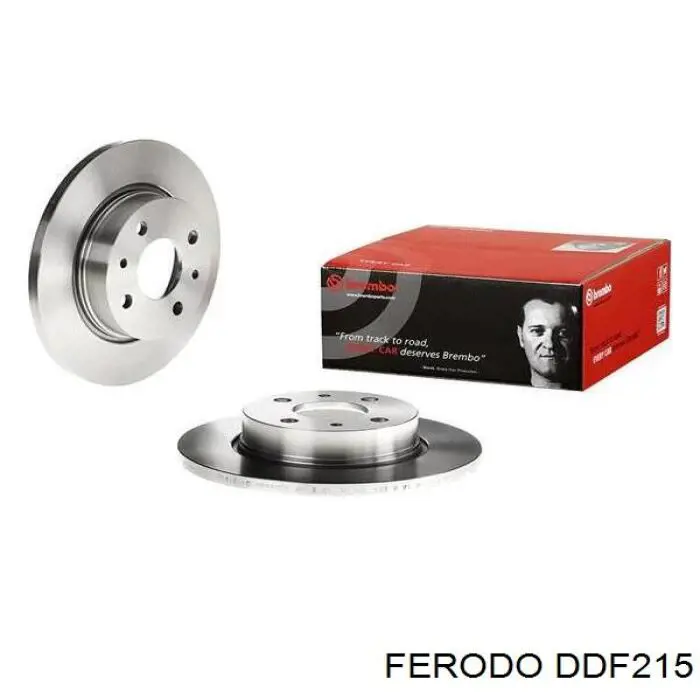 Передние тормозные диски DDF215 Ferodo