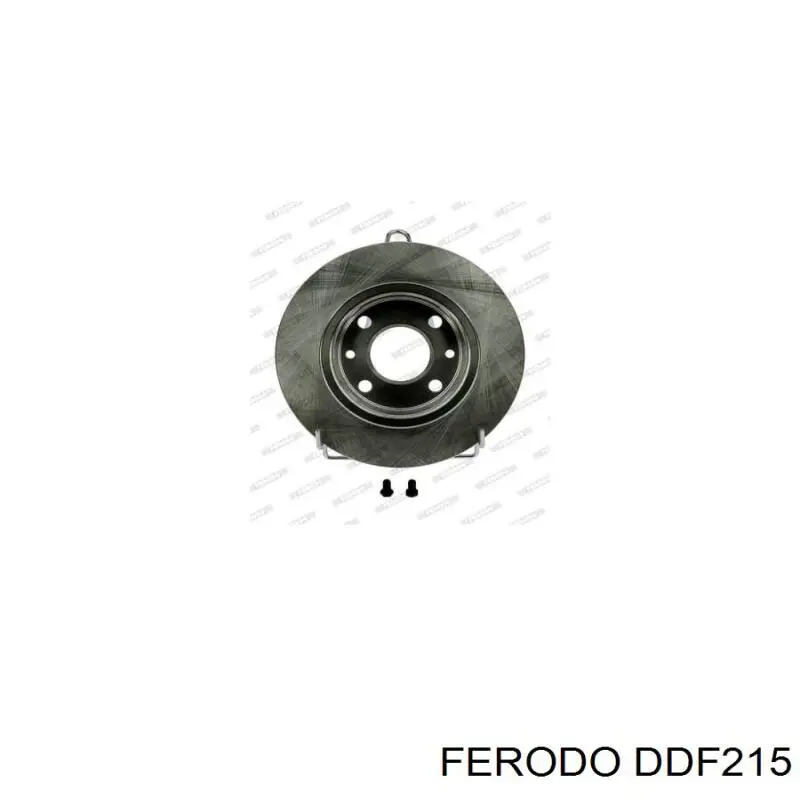 DDF215 Ferodo диск тормозной передний