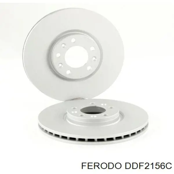 DDF2156C Ferodo диск тормозной передний