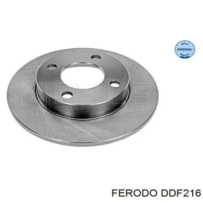 Disco de freno trasero DDF216 Ferodo