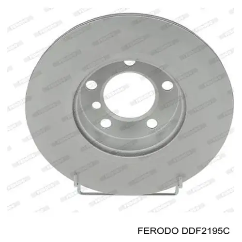 Передние тормозные диски DDF2195C Ferodo