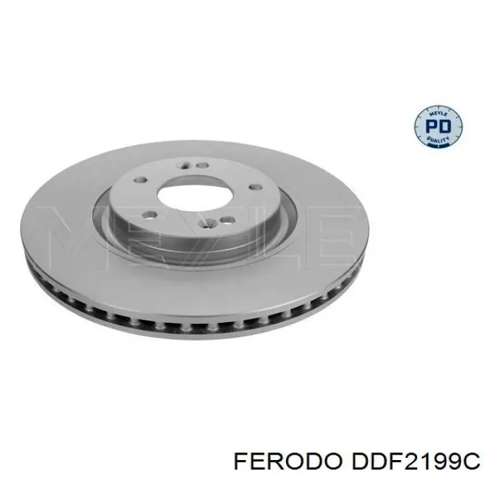 Freno de disco delantero DDF2199C Ferodo