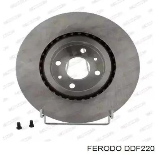 DDF220 Ferodo диск тормозной передний