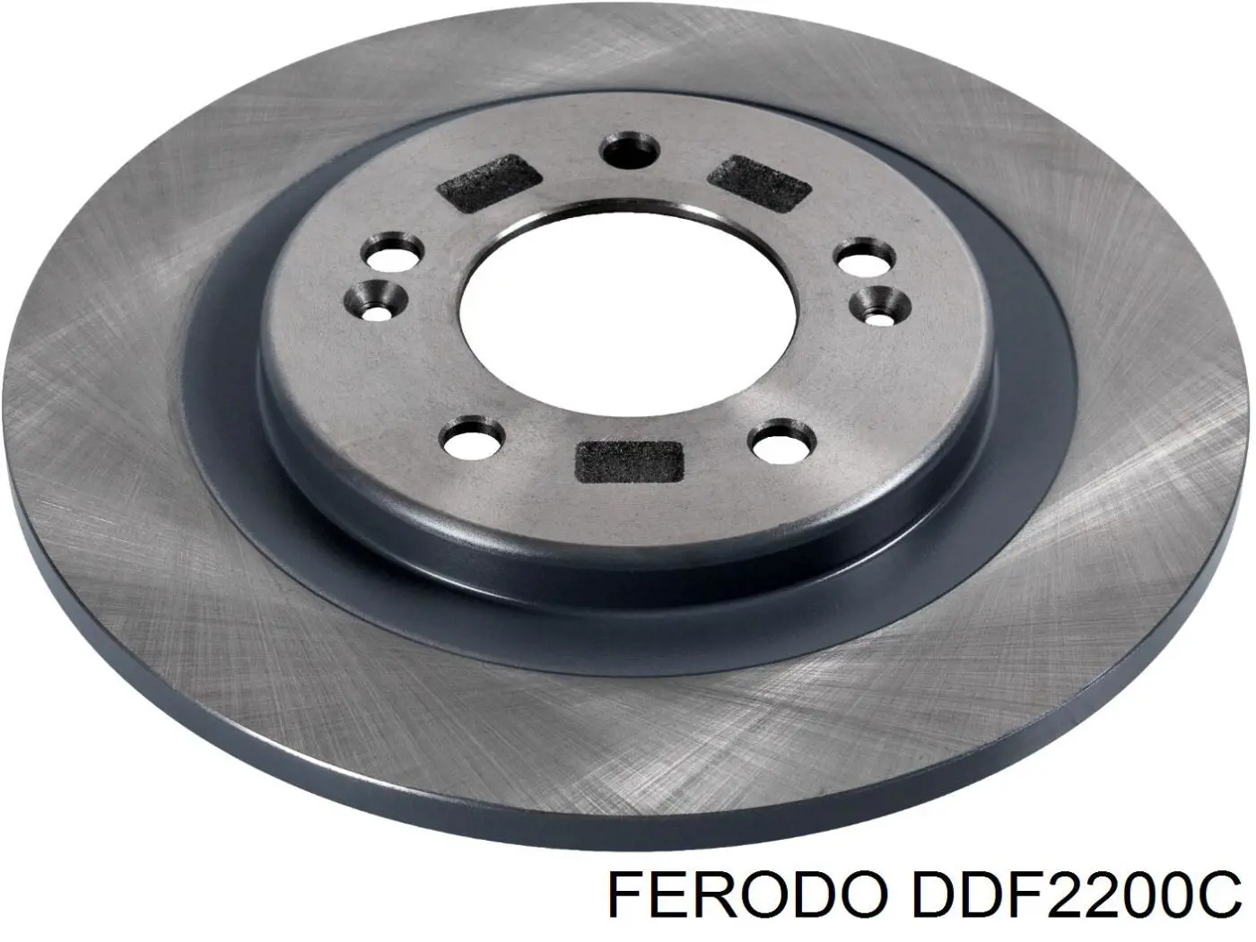 Disco de freno trasero DDF2200C Ferodo