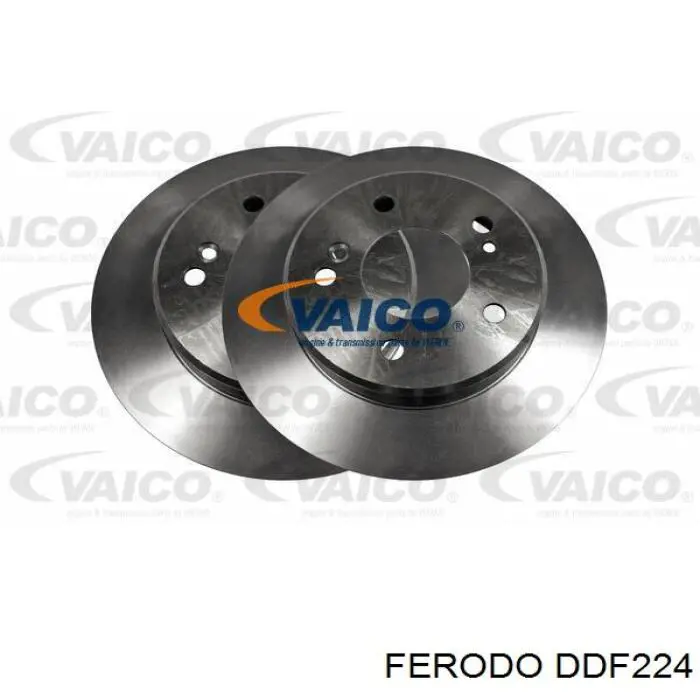 DDF224 Ferodo диск тормозной задний