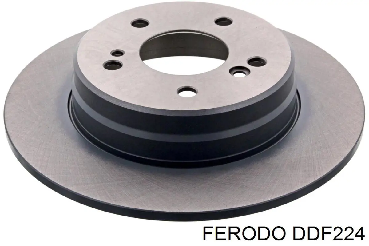 Disco de freno trasero DDF224 Ferodo