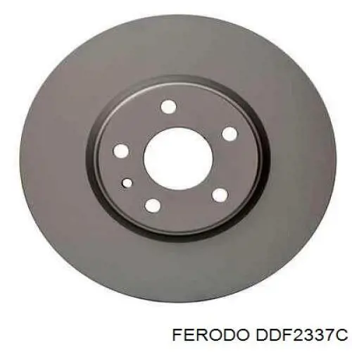 Freno de disco delantero DDF2337C Ferodo