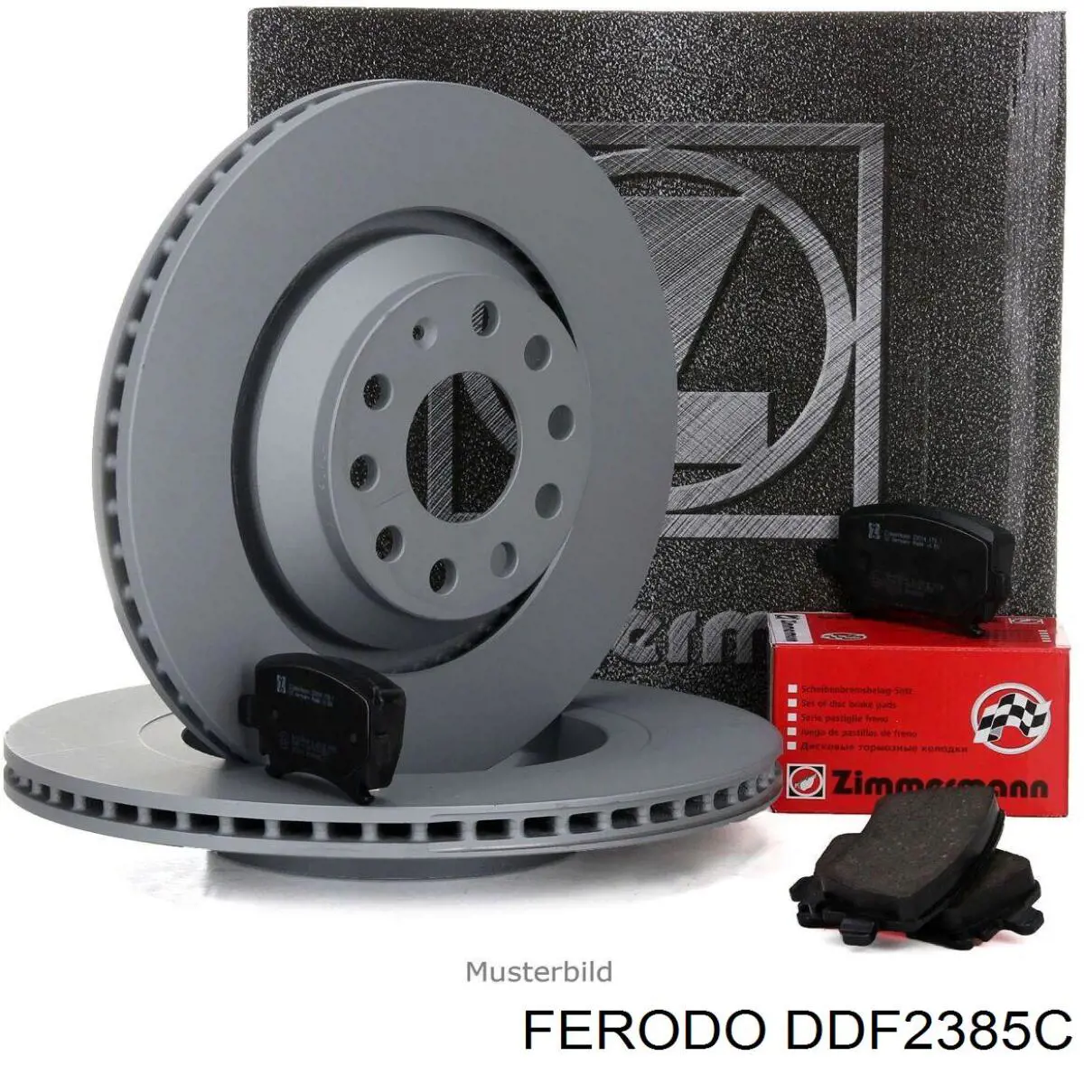 Тормоз дисковый передний Ferodo DDF2385C цена, от 68.56 USD