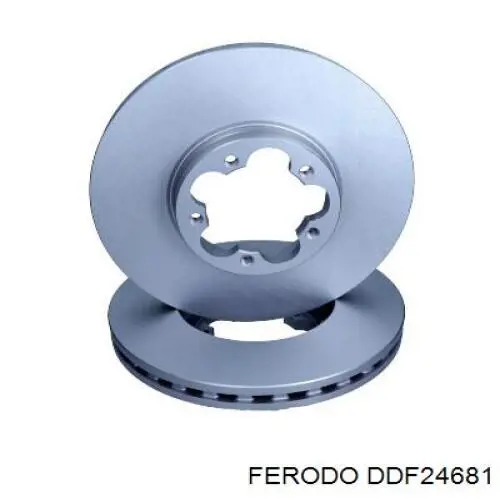 Передние тормозные диски DDF24681 Ferodo