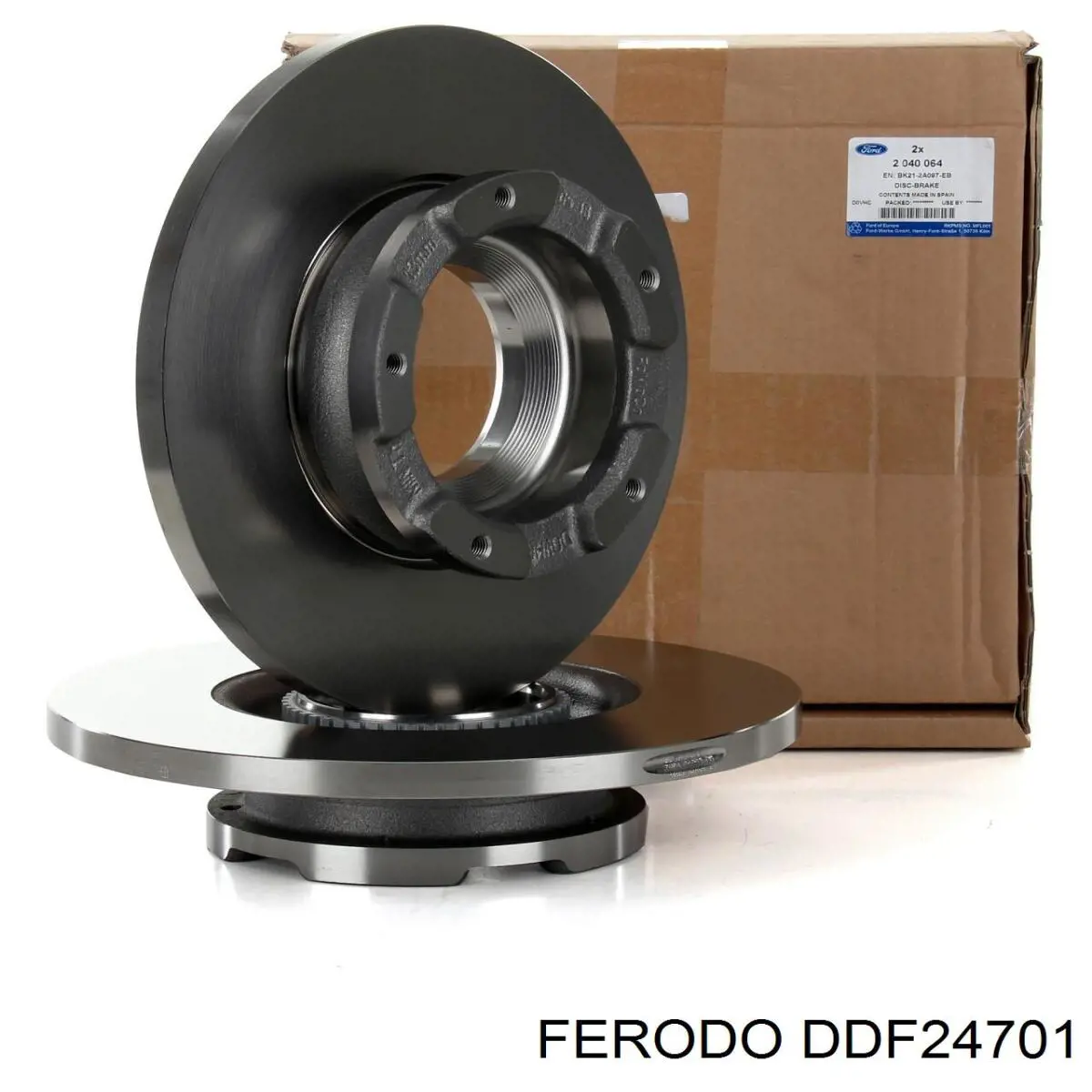 Передние тормозные диски DDF24701 Ferodo