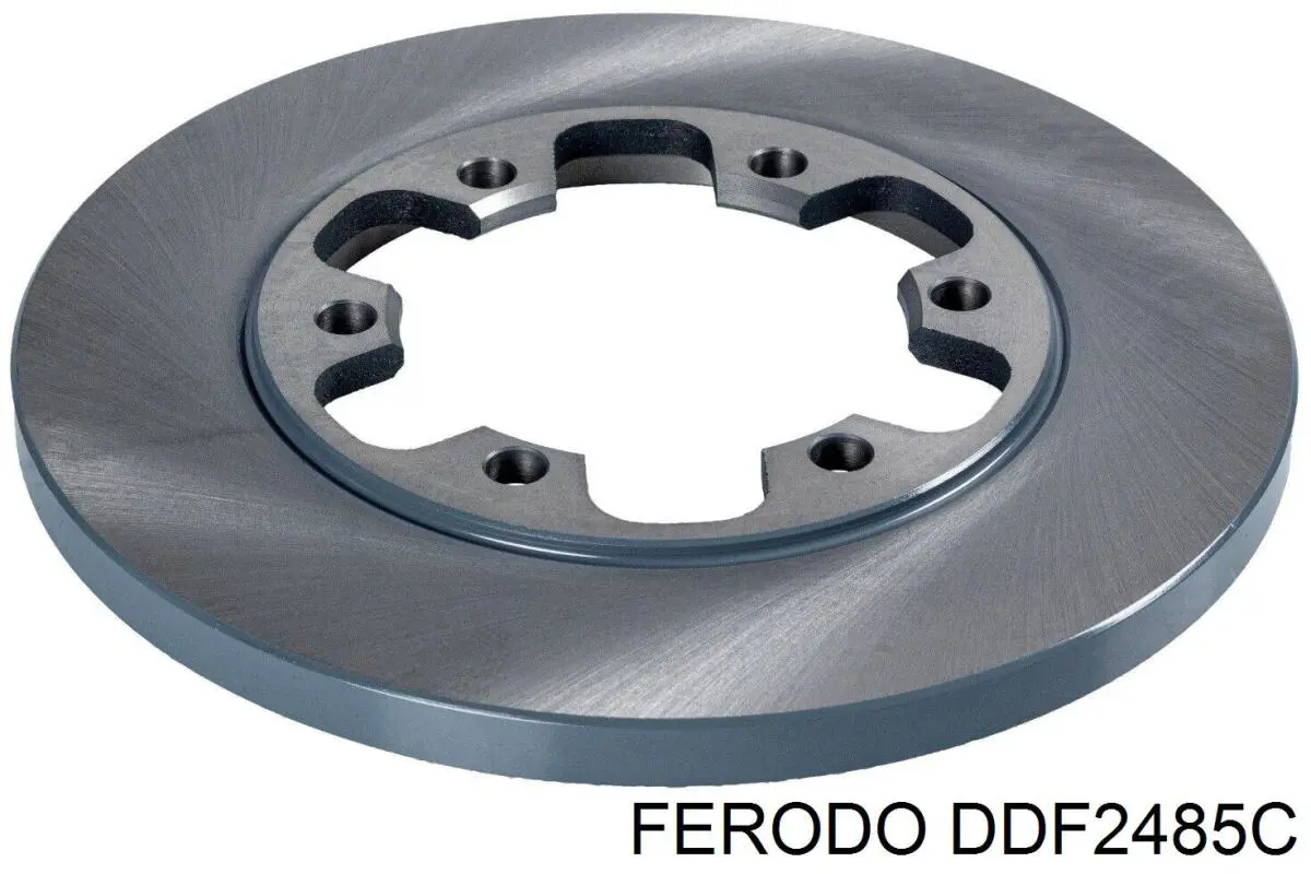 Disco de freno trasero DDF2485C Ferodo