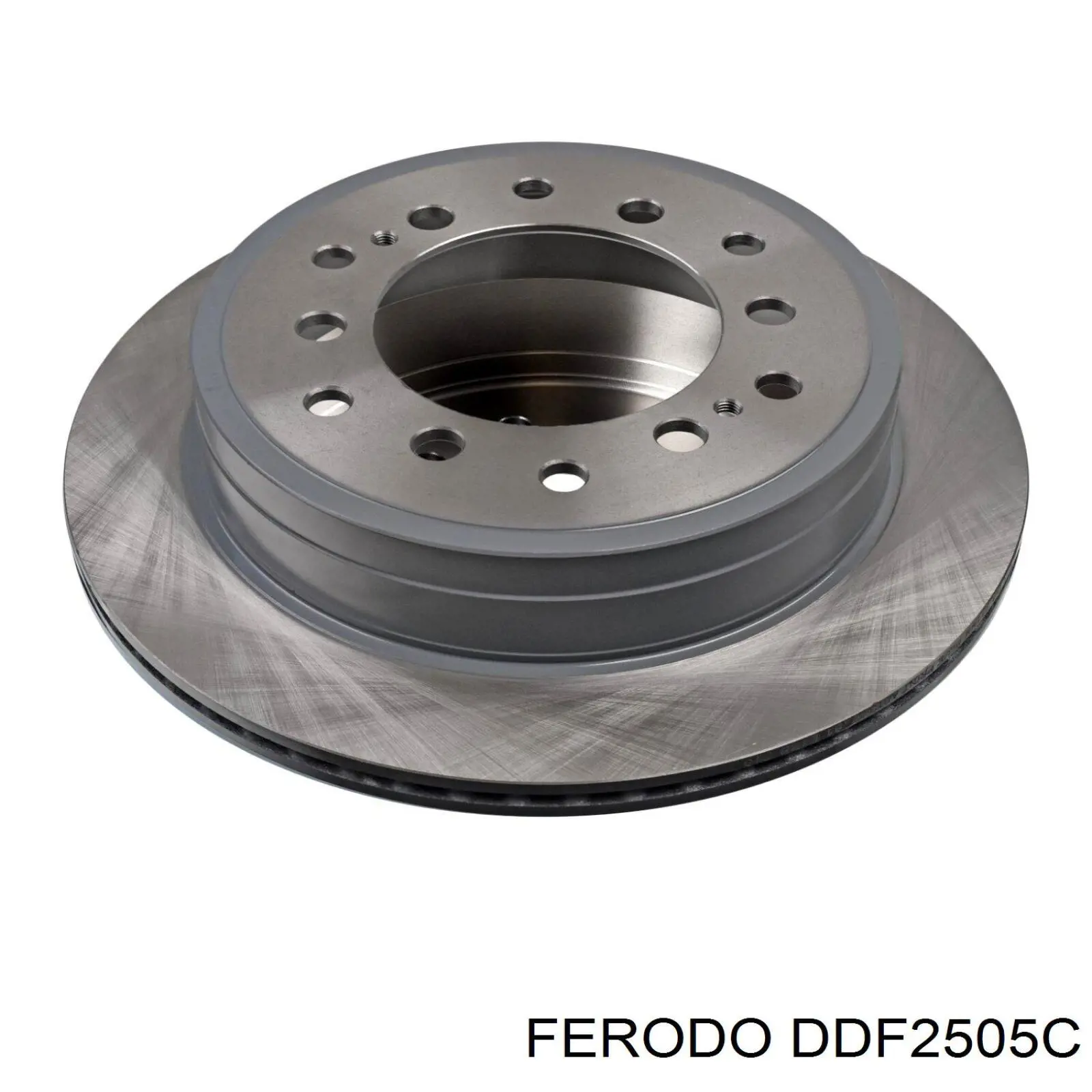Disco de freno trasero DDF2505C Ferodo