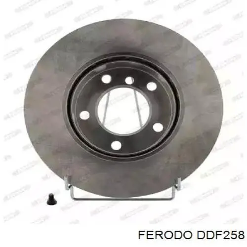 DDF258 Ferodo диск тормозной передний