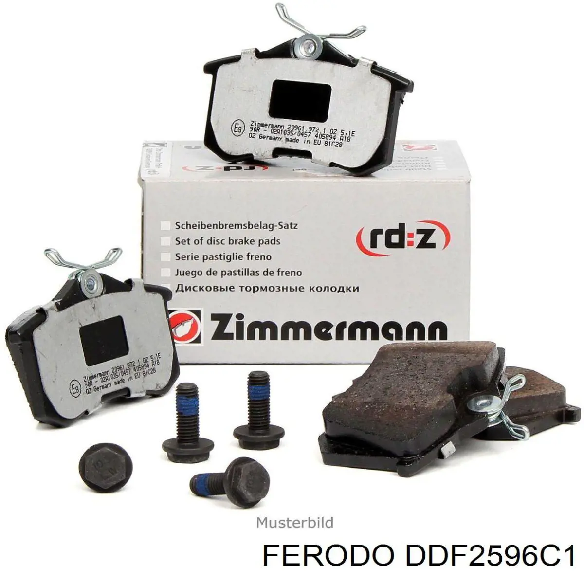 Передний тормозной диск Ferodo DDF2596C1