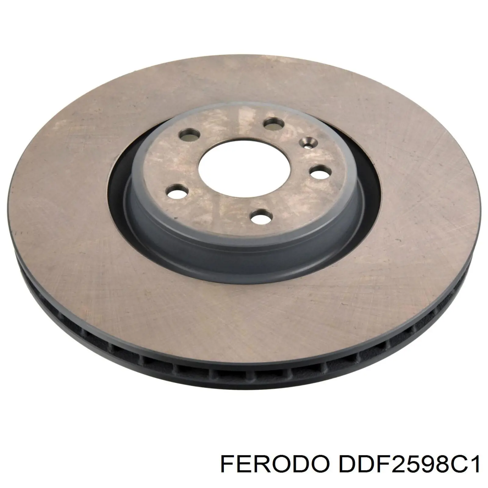 Freno de disco delantero DDF2598C1 Ferodo
