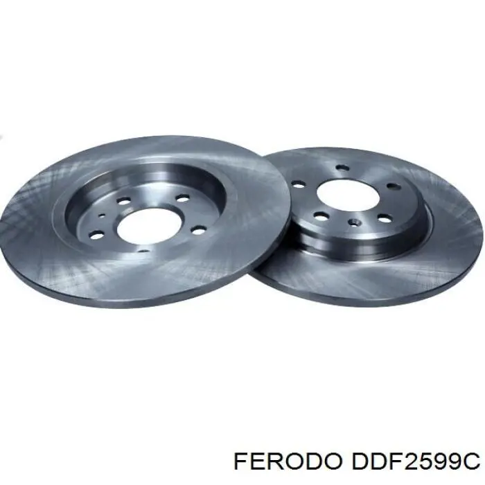 Тормозные диски DDF2599C Ferodo