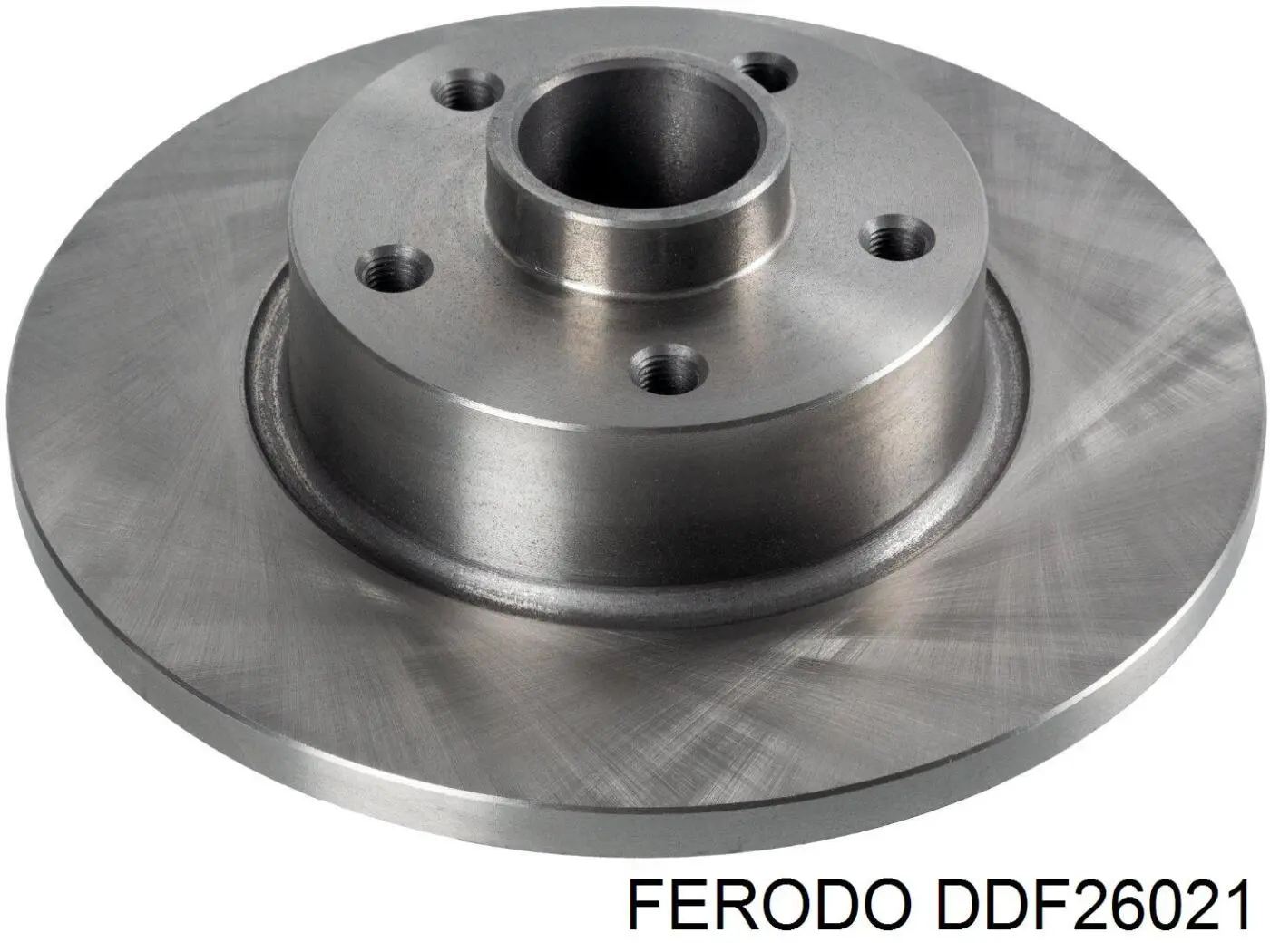 Disco de freno trasero DDF26021 Ferodo