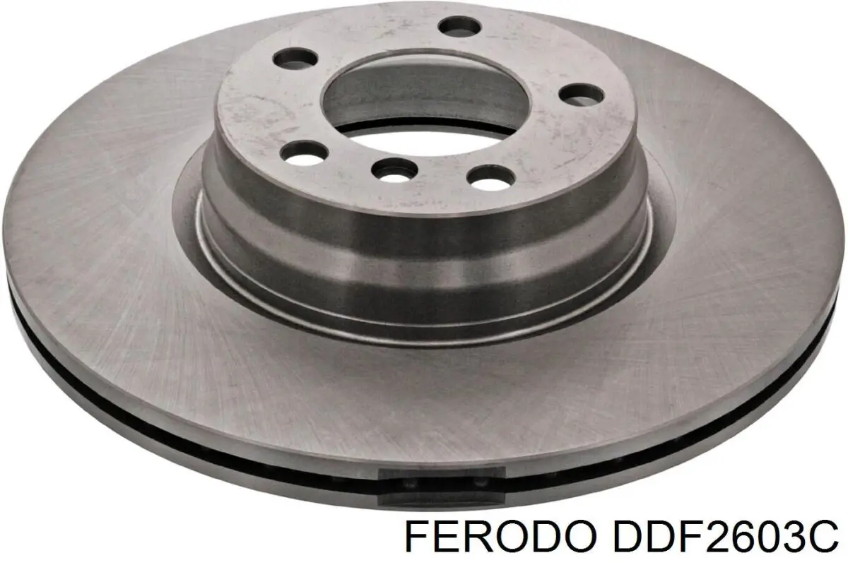 Freno de disco delantero DDF2603C Ferodo