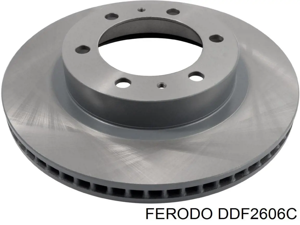 Freno de disco delantero DDF2606C Ferodo