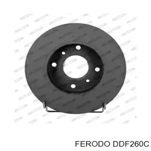 Передние тормозные диски DDF260C Ferodo