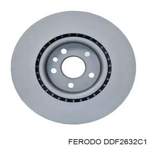 DDF2632C1 Ferodo disco do freio dianteiro