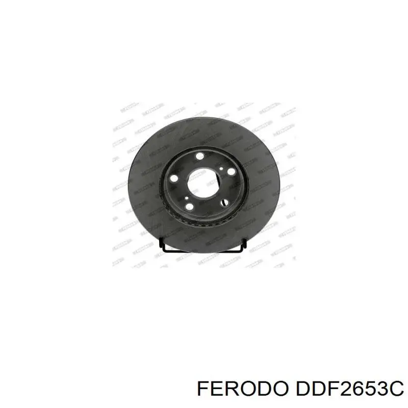 Freno de disco delantero DDF2653C Ferodo