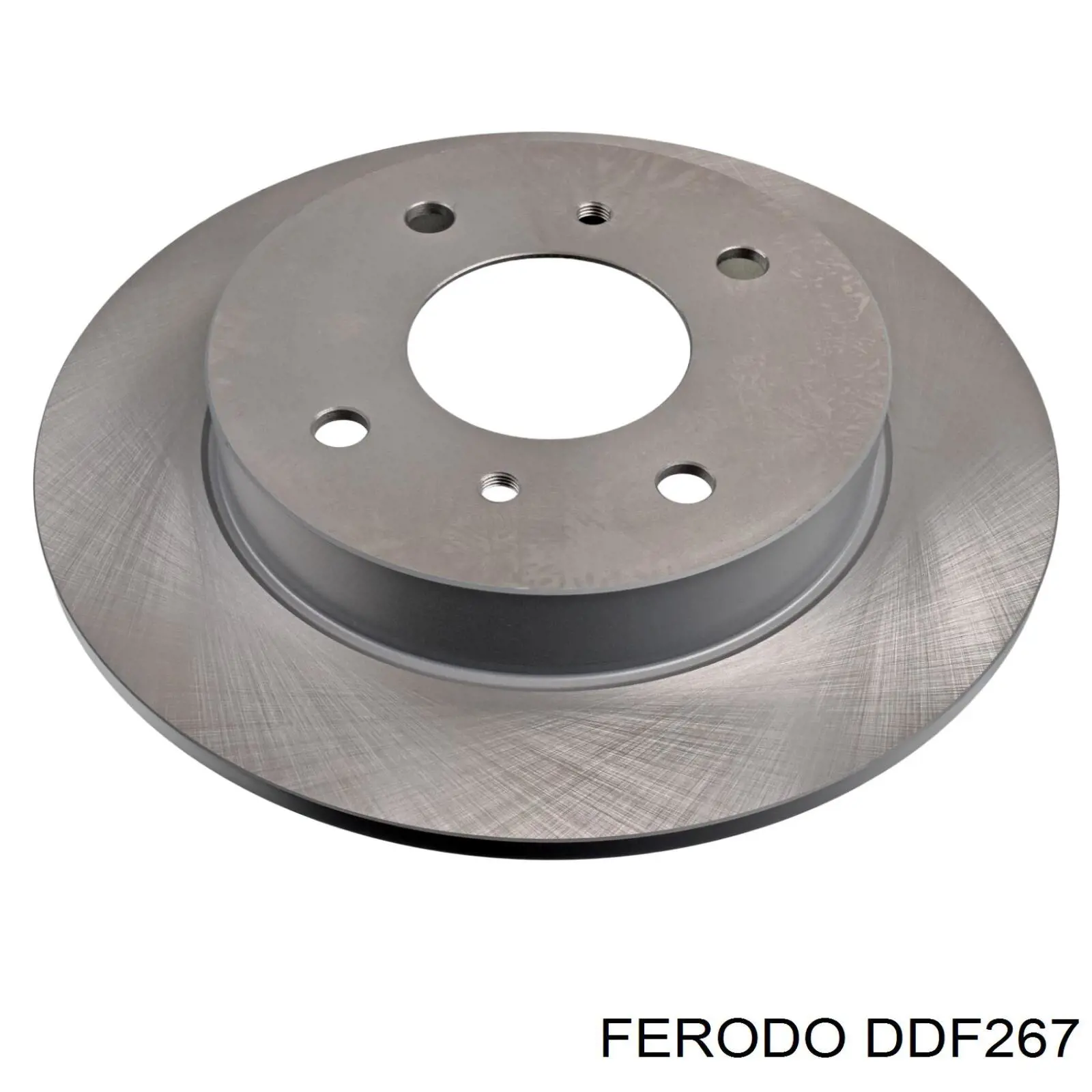 DDF267 Ferodo диск тормозной задний