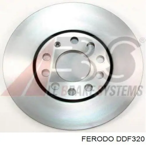 DDF320 Ferodo диск тормозной передний