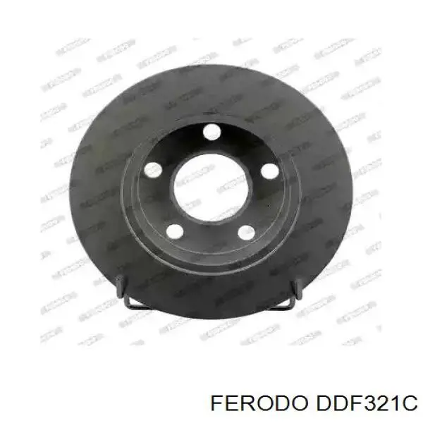 DDF321C Ferodo диск тормозной задний