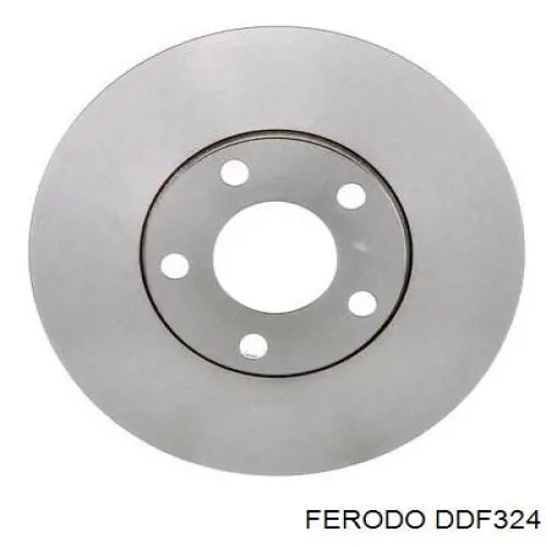 DDF324 Ferodo диск тормозной передний