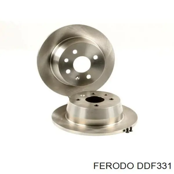 Disco de freno trasero DDF331 Ferodo