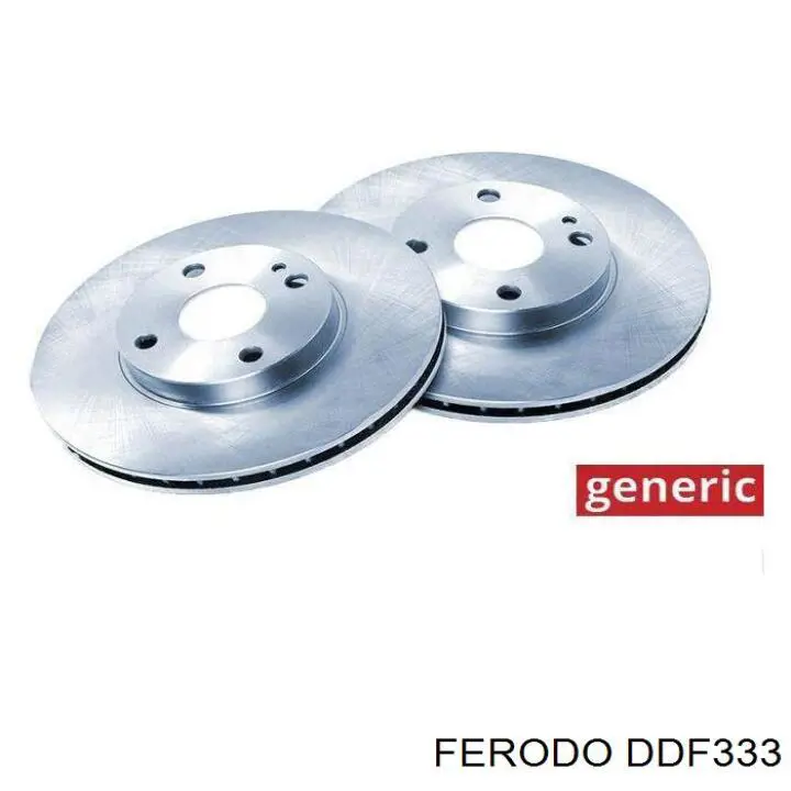 Тормозные диски DDF333 Ferodo