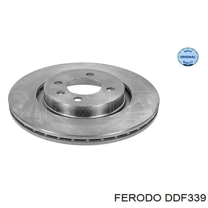 DDF339 Ferodo диск тормозной передний
