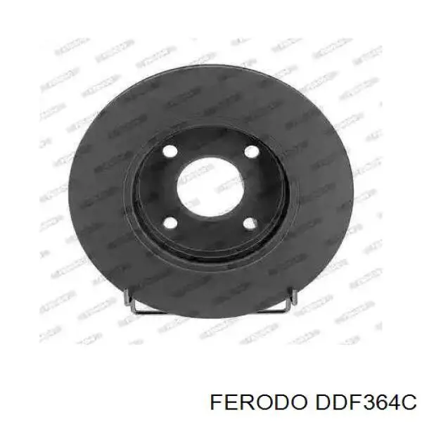 DDF364C Ferodo диск тормозной передний
