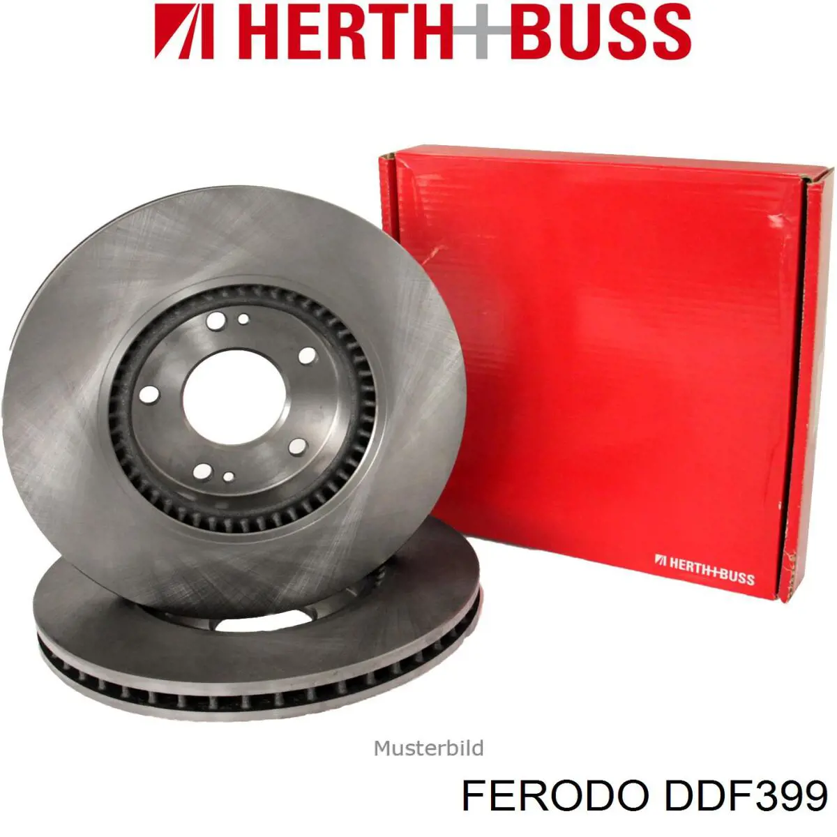 DDF399 Ferodo диск тормозной передний