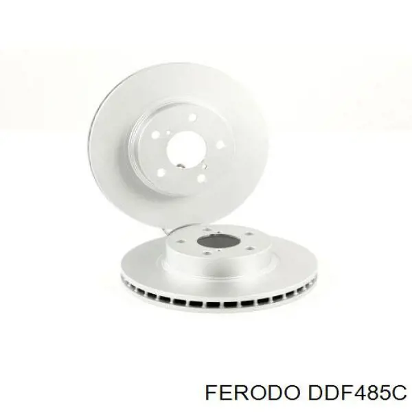 Freno de disco delantero DDF485C Ferodo