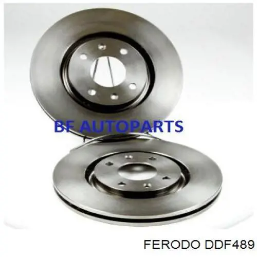 DDF489 Ferodo Диск тормозной передний