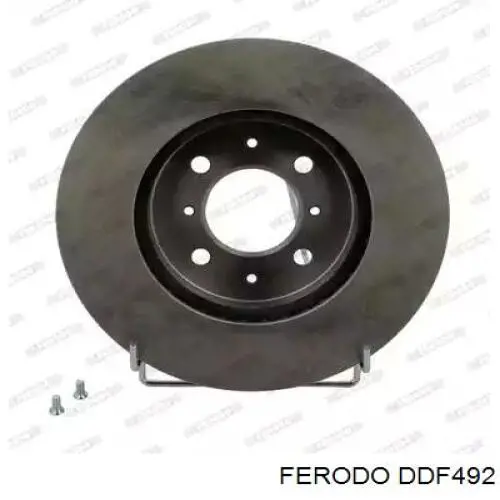 DDF492 Ferodo диск тормозной передний
