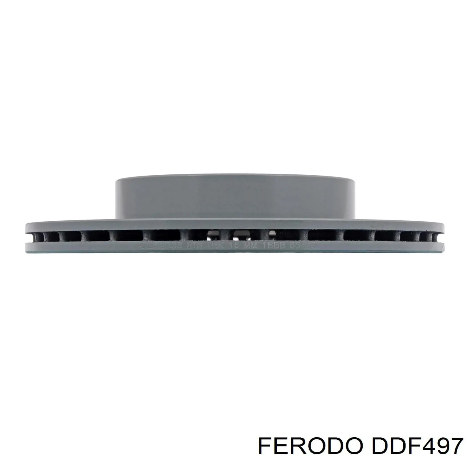 Передние тормозные диски DDF497 Ferodo