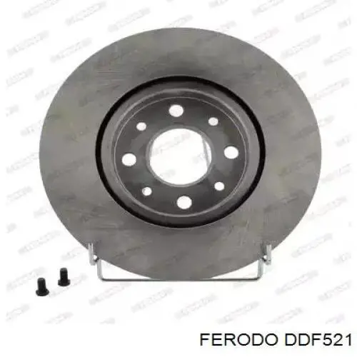 DDF521 Ferodo диск тормозной передний
