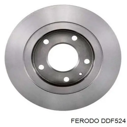 DDF524 Ferodo диск тормозной задний