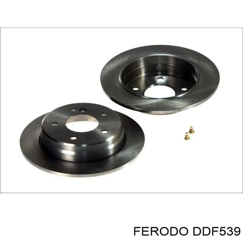 DDF539 Ferodo диск тормозной задний