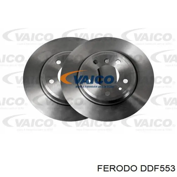 DDF553 Ferodo диск тормозной задний
