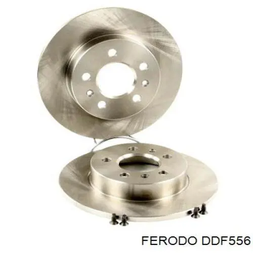 Disco de freno trasero DDF556 Ferodo