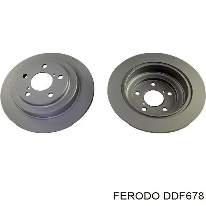 Купить DDF678 Ferodo Диск тормозной задний