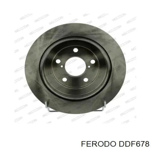 DDF678 Ferodo диск тормозной задний