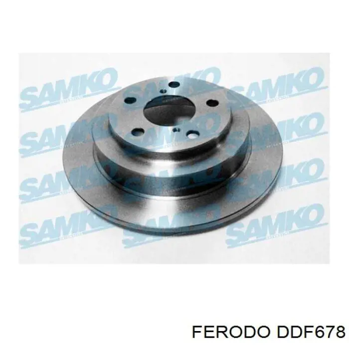 Задний тормозной диск Ferodo DDF678 цена, от 31.49 USD