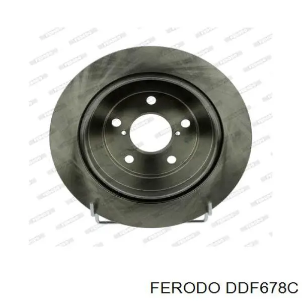 Disco de freno trasero DDF678C Ferodo