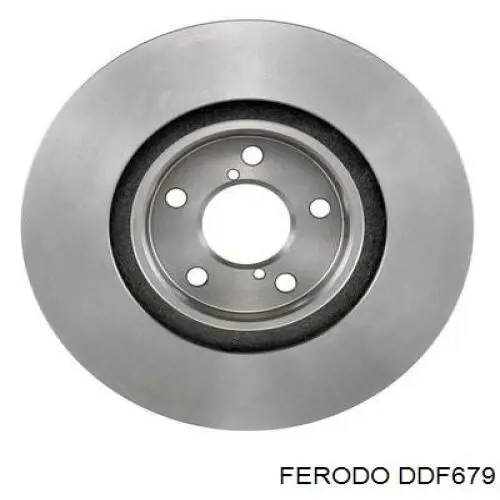 Передние тормозные диски DDF679 Ferodo