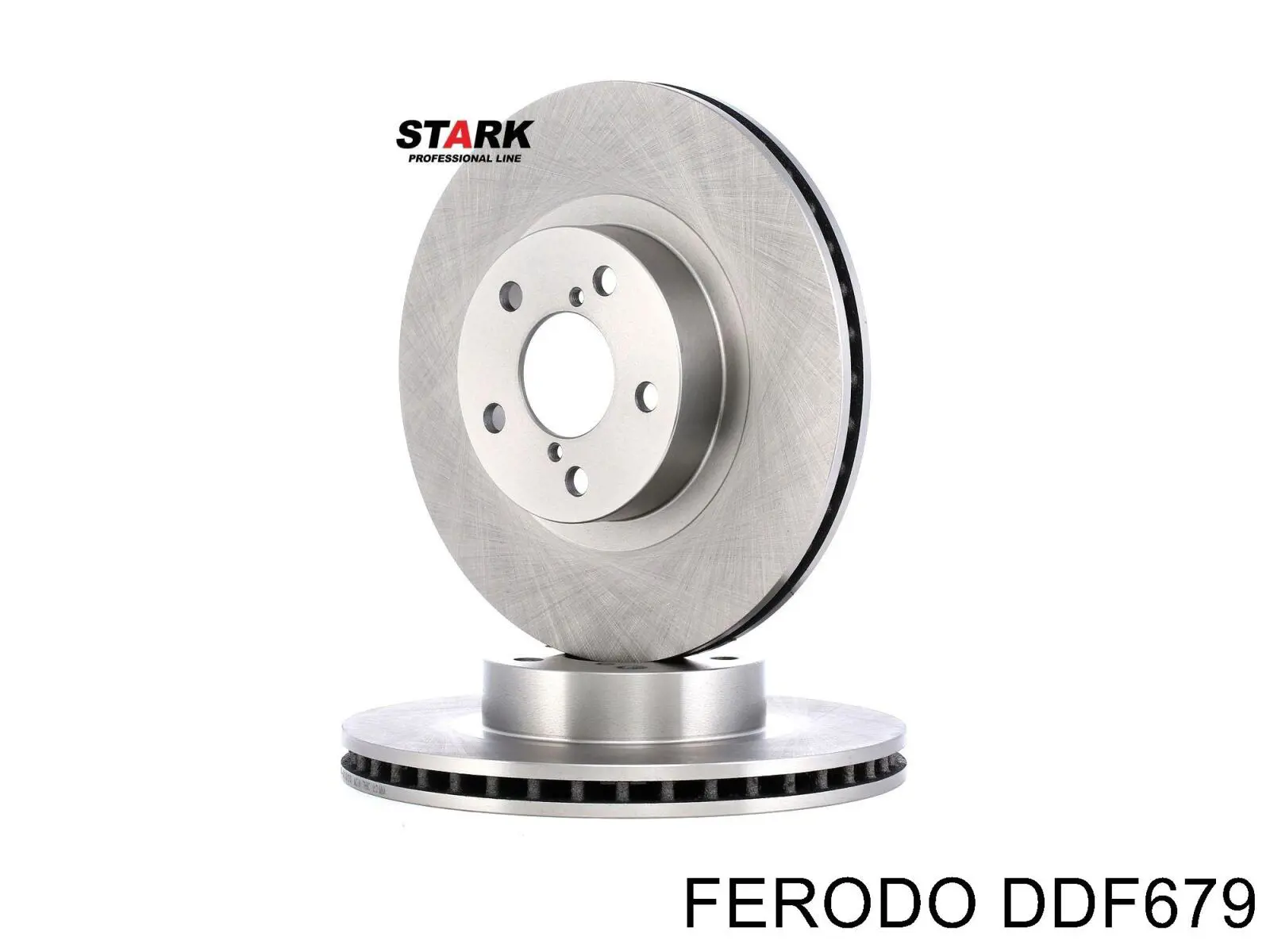 Передние тормозные диски DDF679 Ferodo